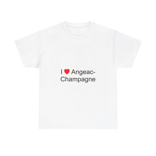 T-shirt I love angeac-champagne