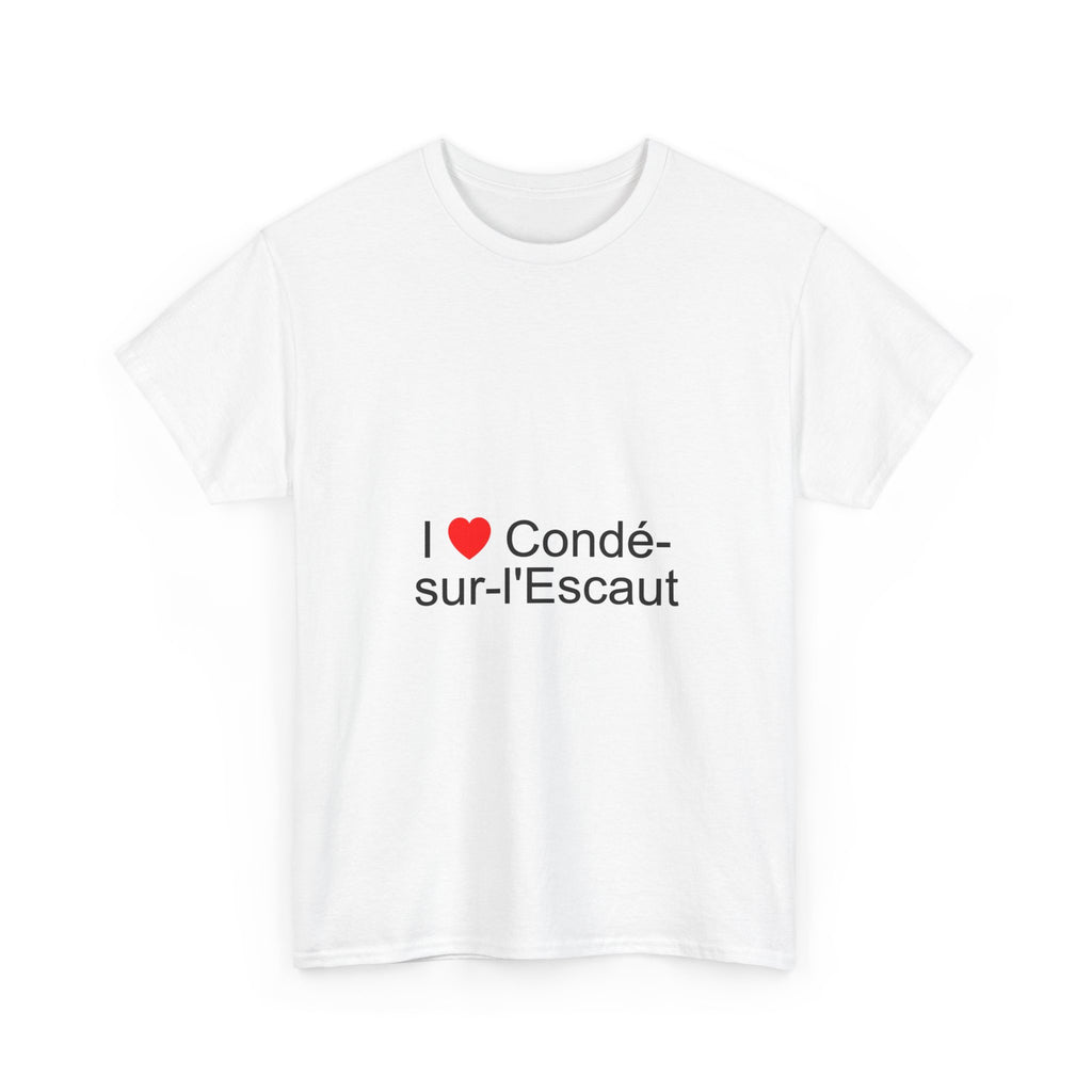 T-shirt I love condé-sur-l'escaut