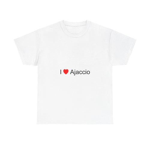 T-shirt I love ajaccio