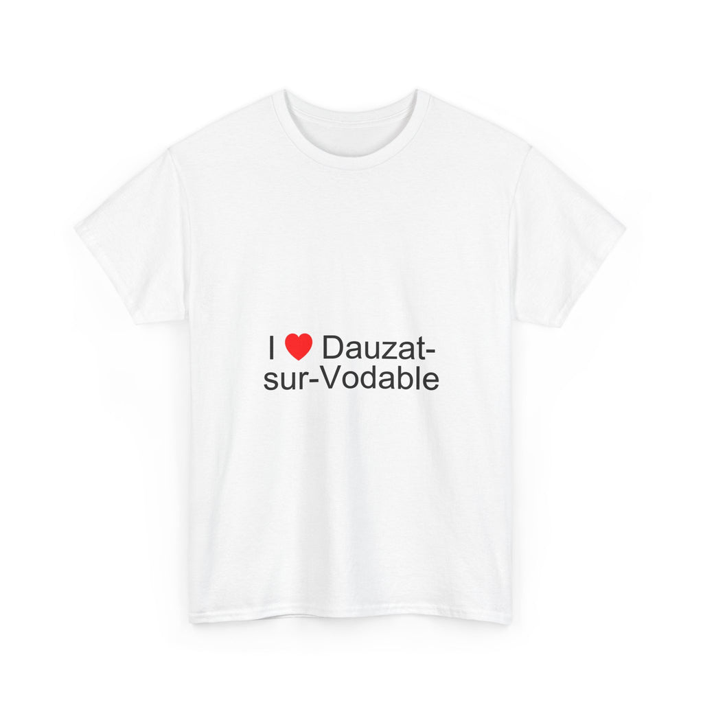 T-shirt I love dauzat-sur-vodable