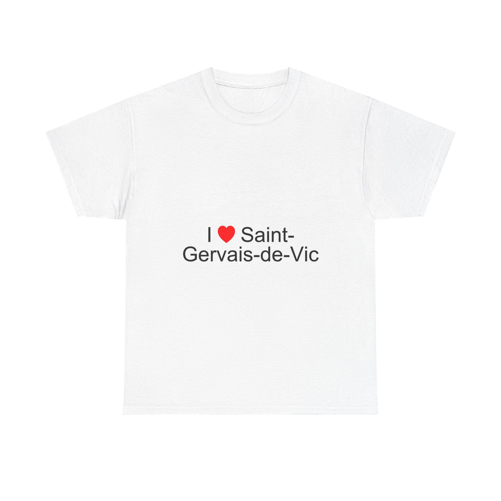 T-shirt I love saint-gervais-de-vic