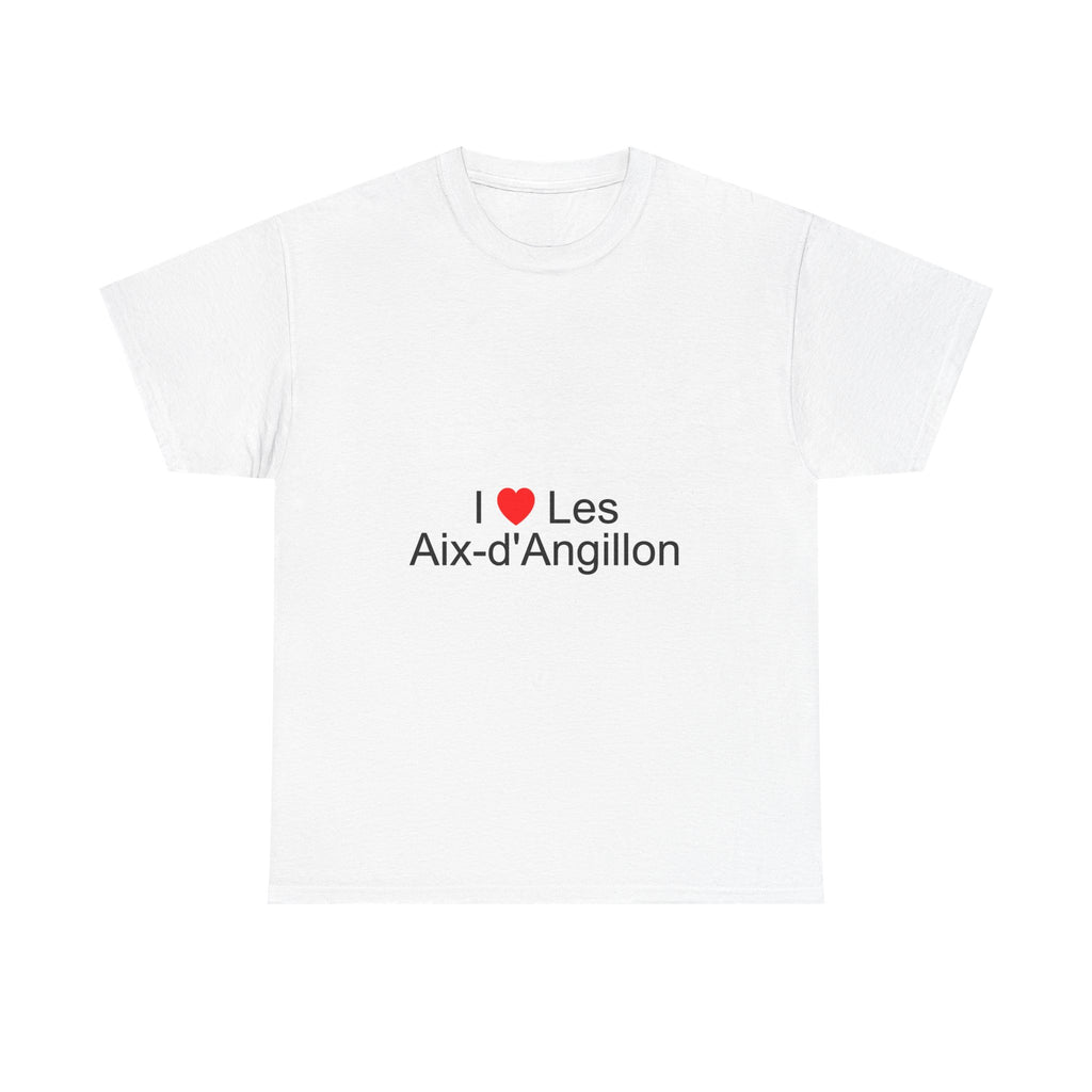 T-shirt I love les aix-d'angillon