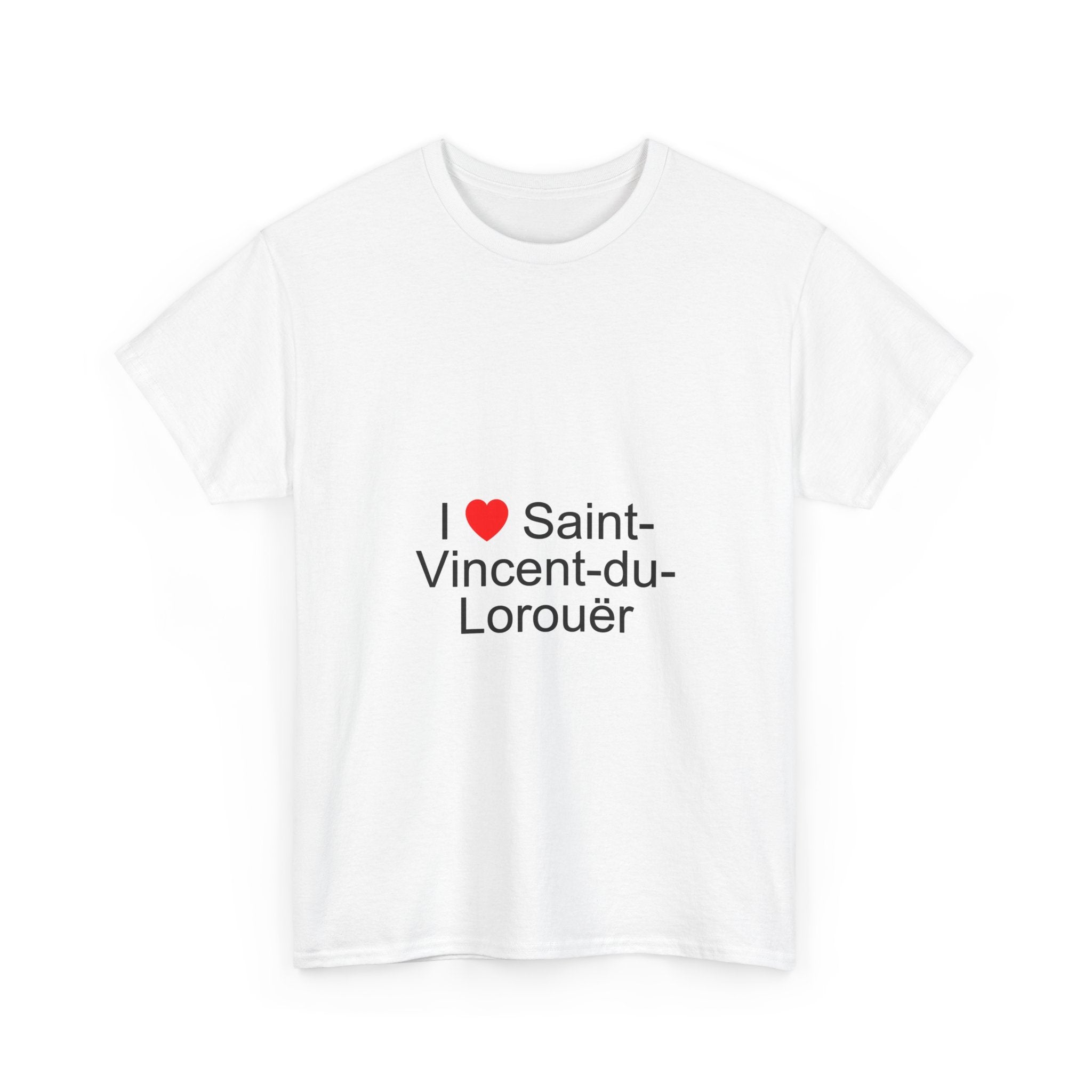 T-shirt I love saint-vincent-du-lorouër