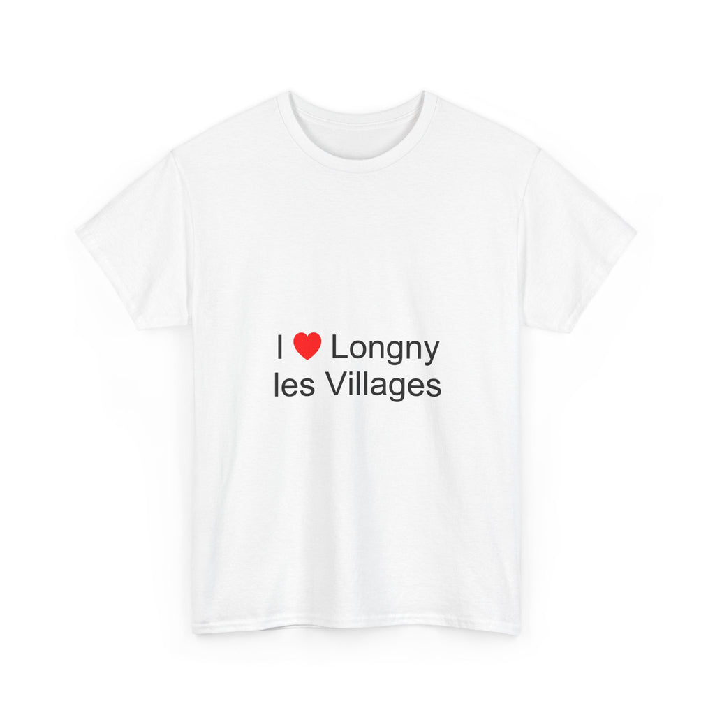 T-shirt I love longny les villages