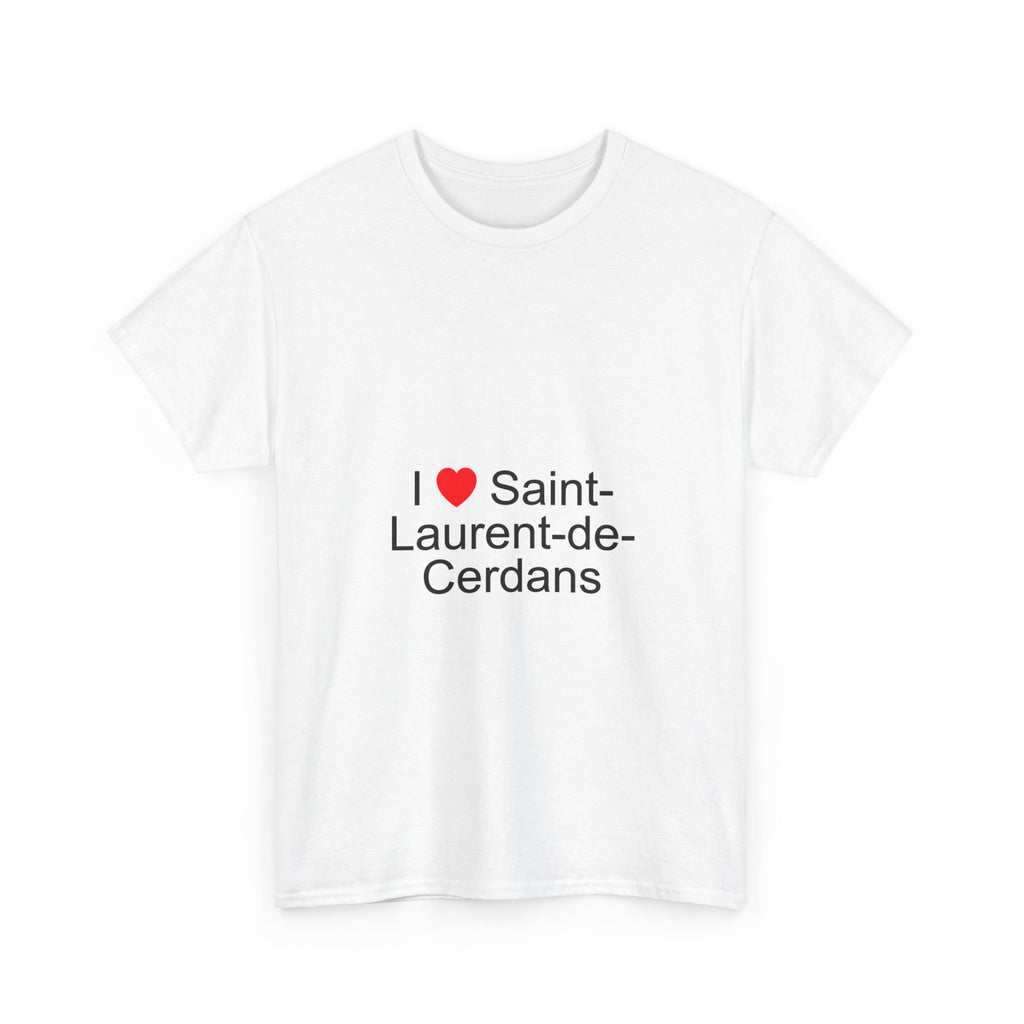 T-shirt I love saint-laurent-de-cerdans