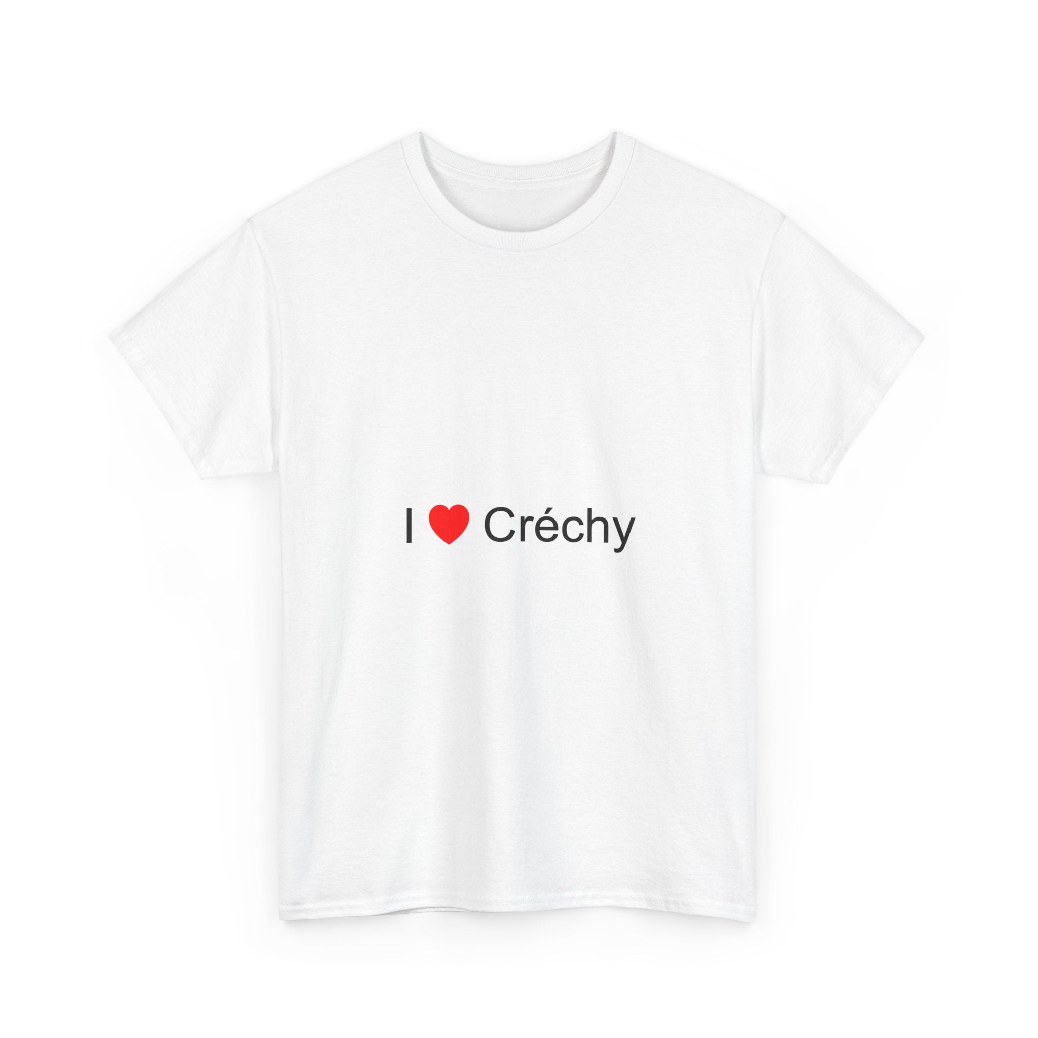 T-shirt I love créchy