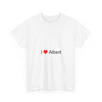 T-shirt I love Albert