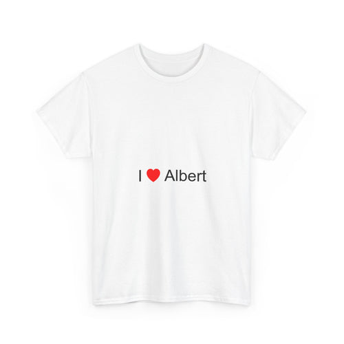 T-shirt I love albert