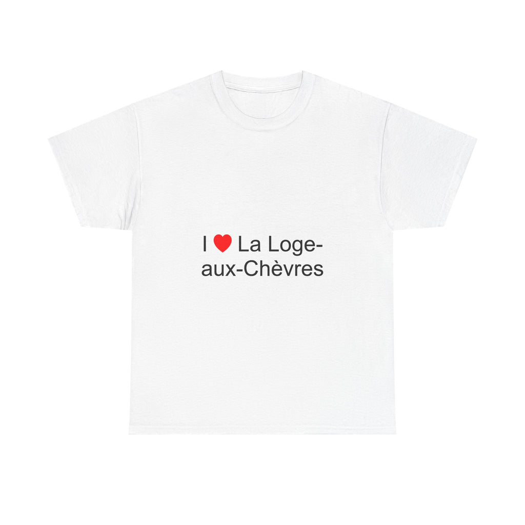 T-shirt I love la loge-aux-chèvres