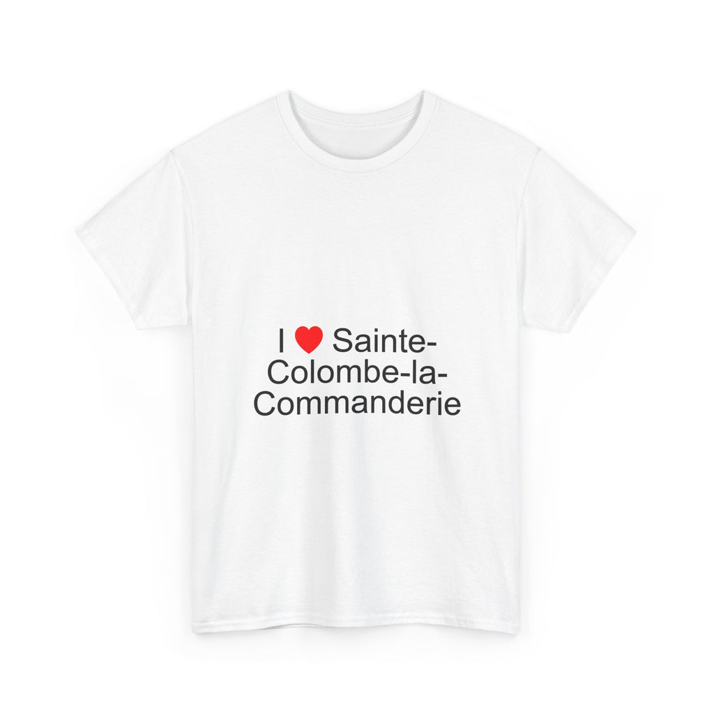 T-shirt I love sainte-colombe-la-commanderie