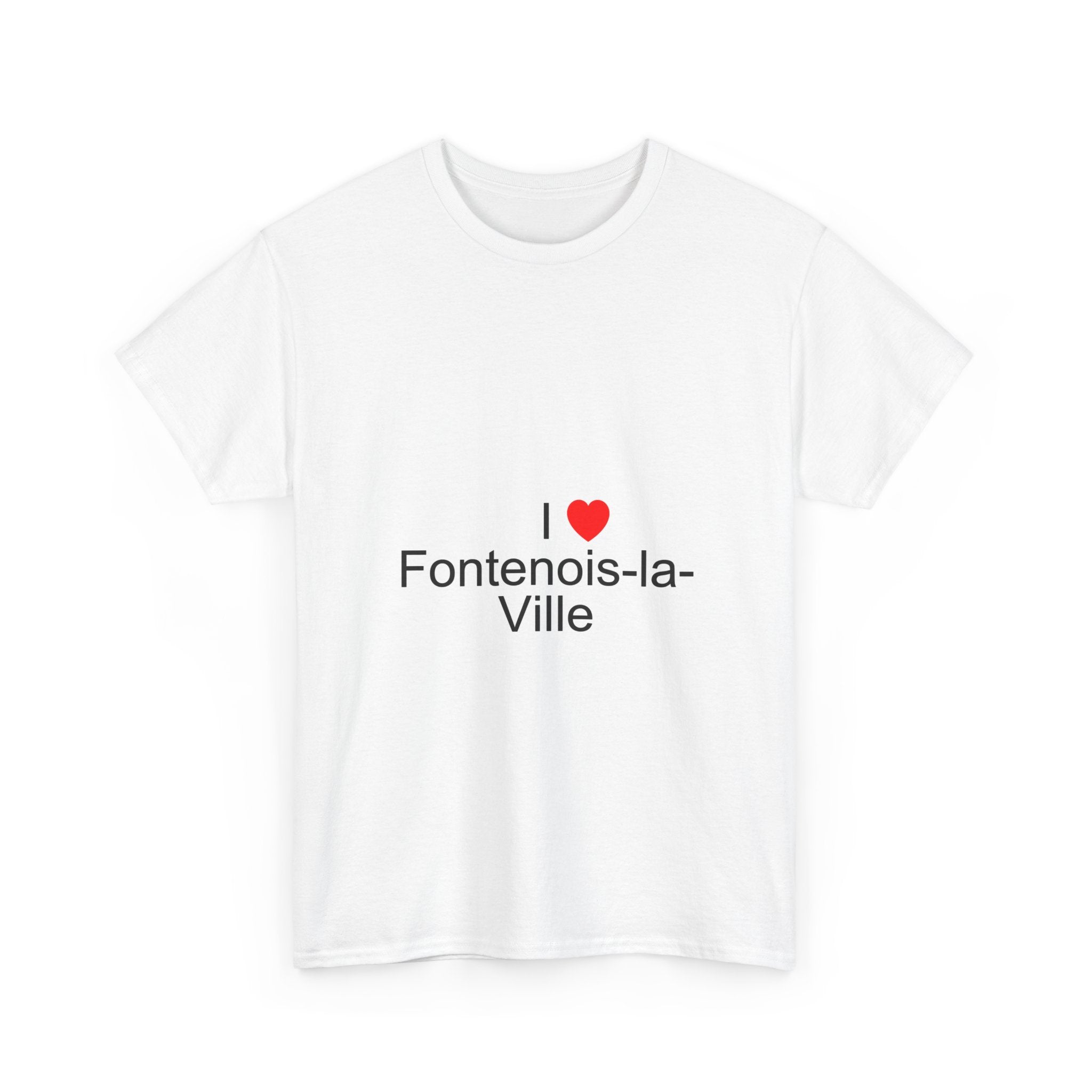 T-shirt I love fontenois-la-ville