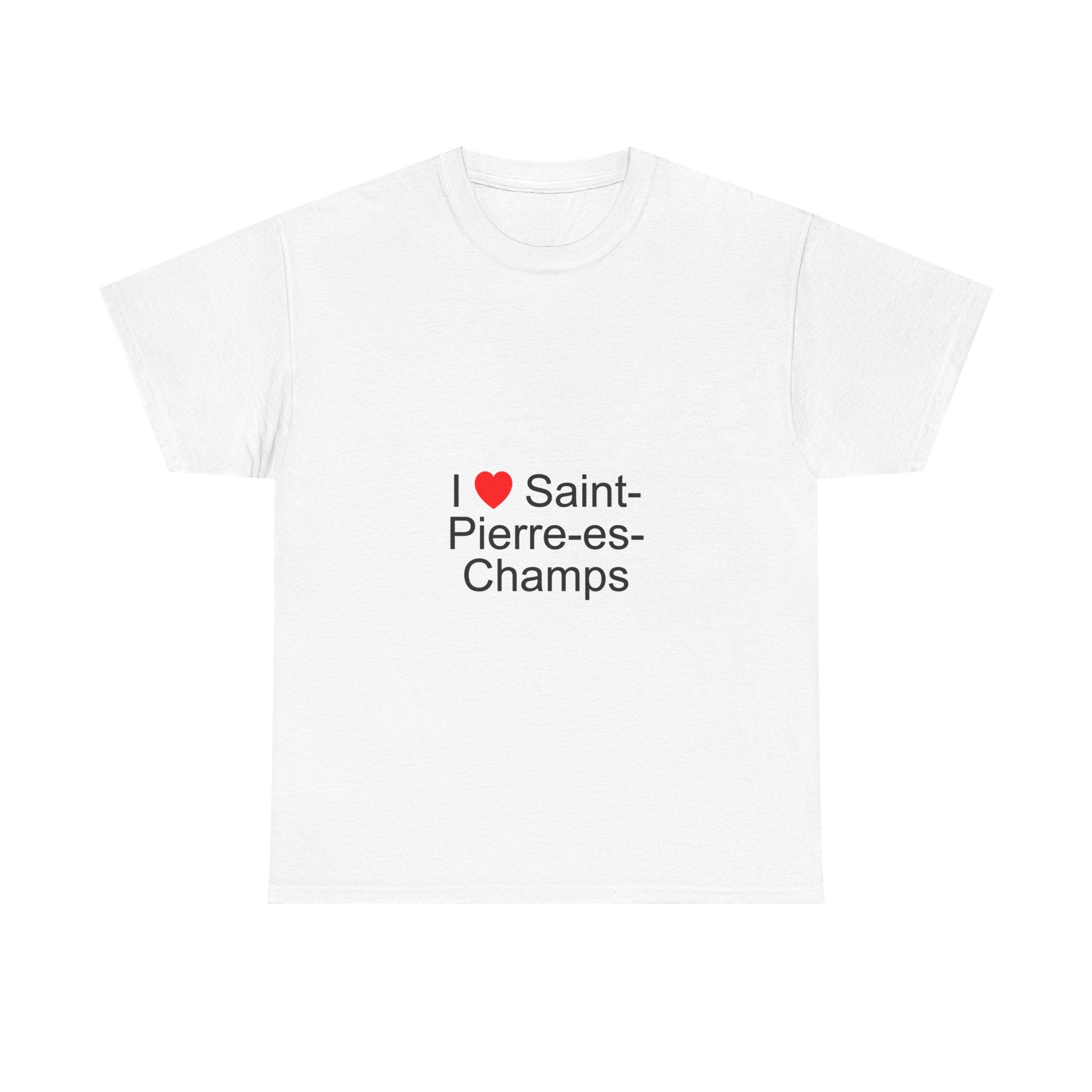 T-shirt I love saint-pierre-es-champs