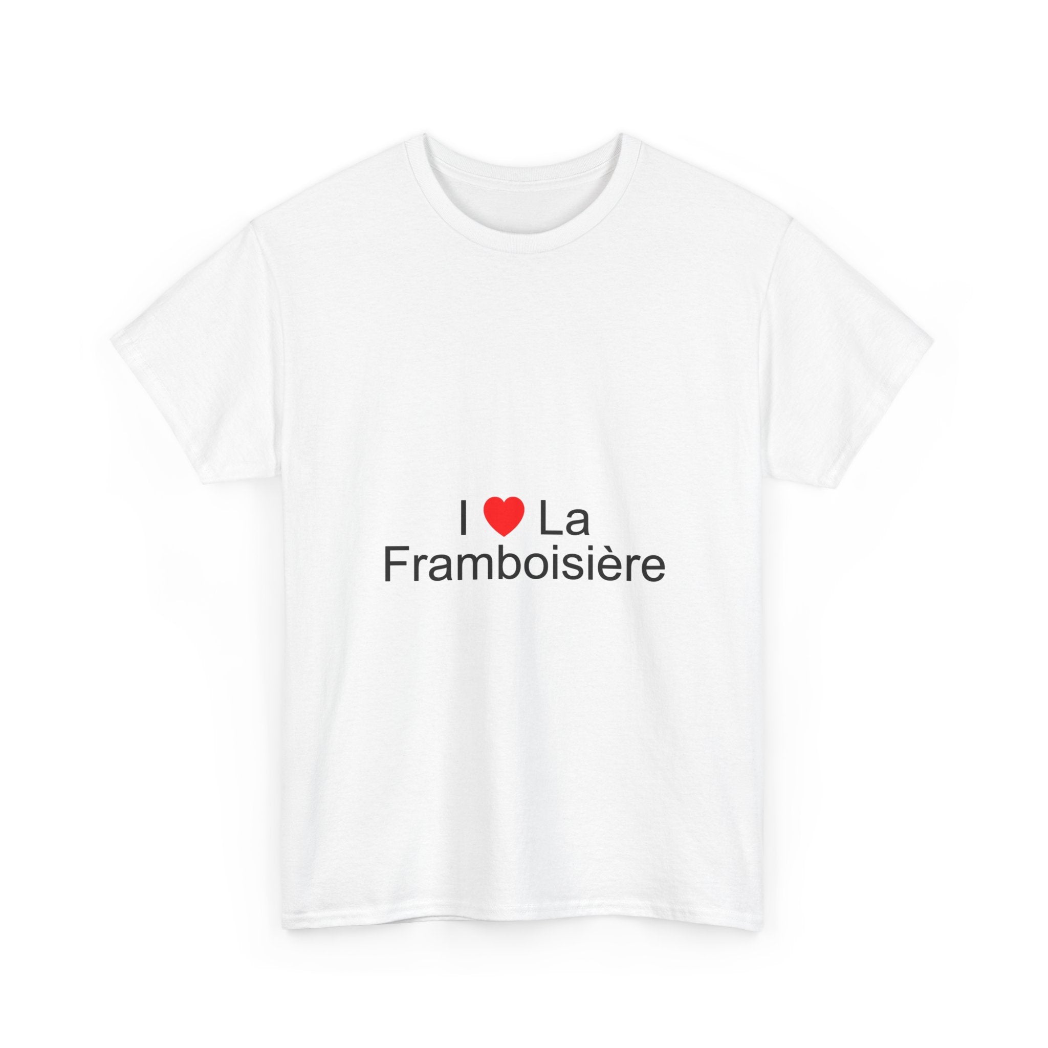 T-shirt I love la framboisière