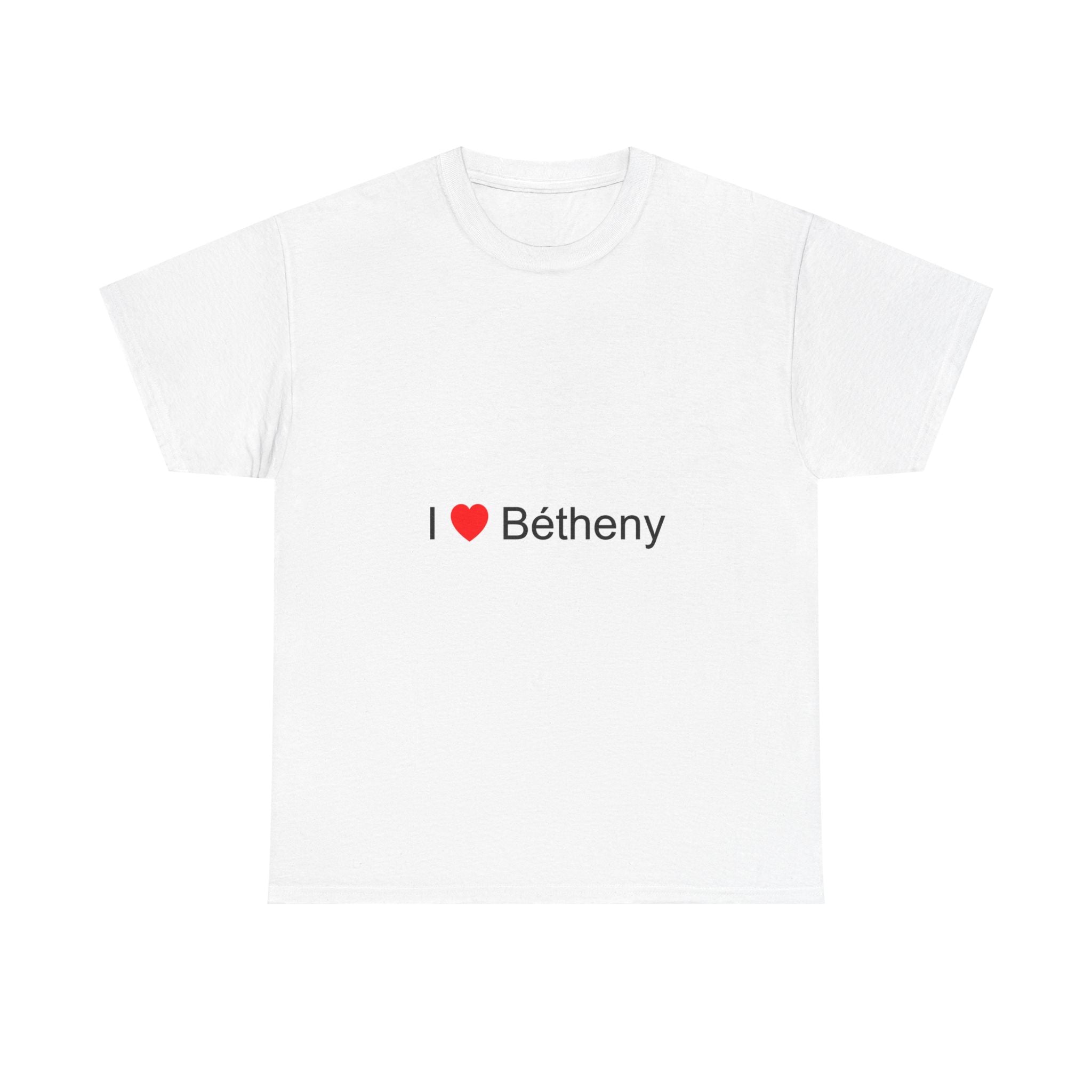 T-shirt I love bétheny