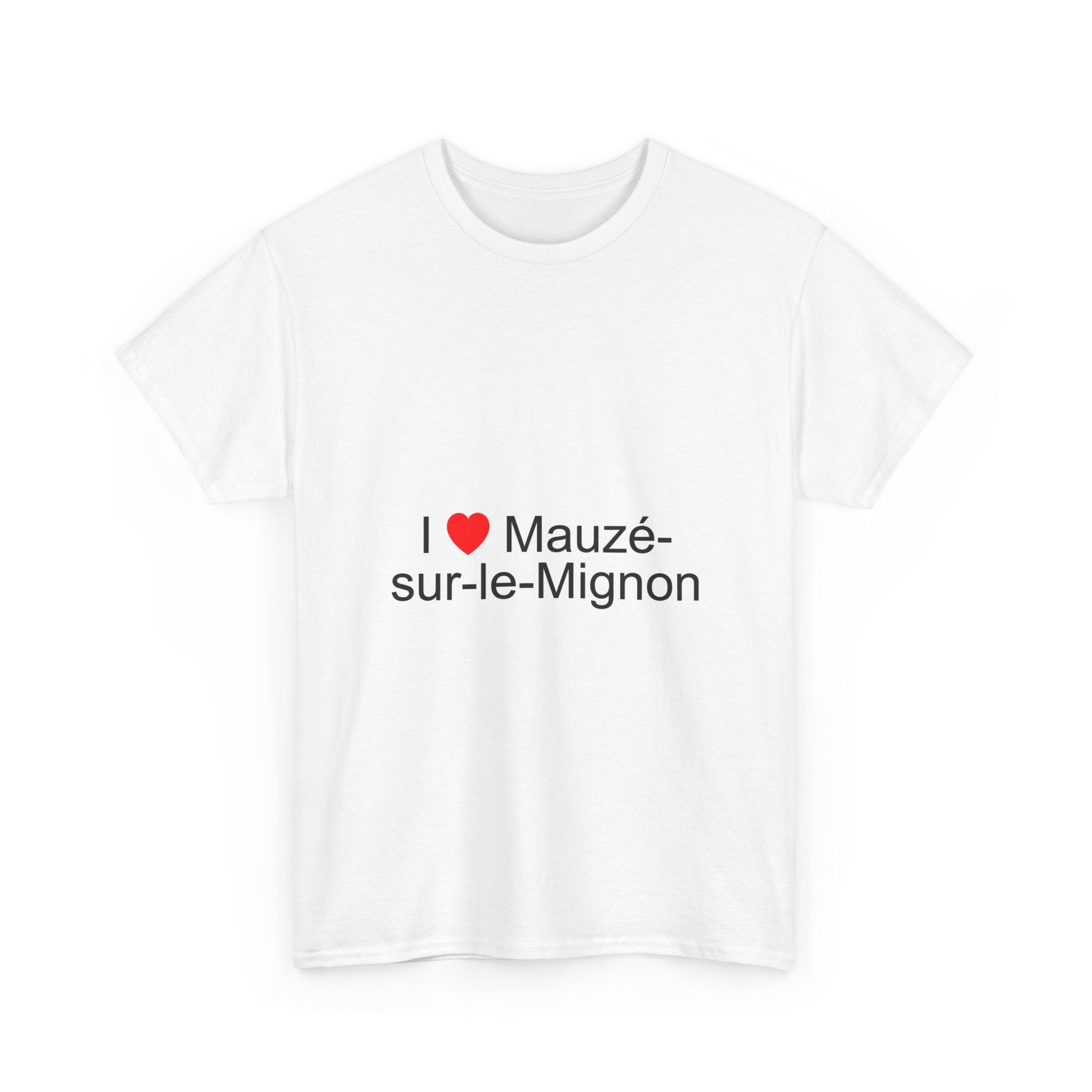 T-shirt I love mauzé-sur-le-mignon