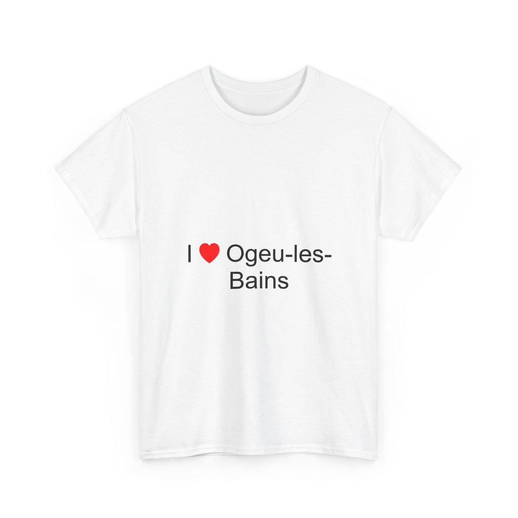 T-shirt I love ogeu-les-bains