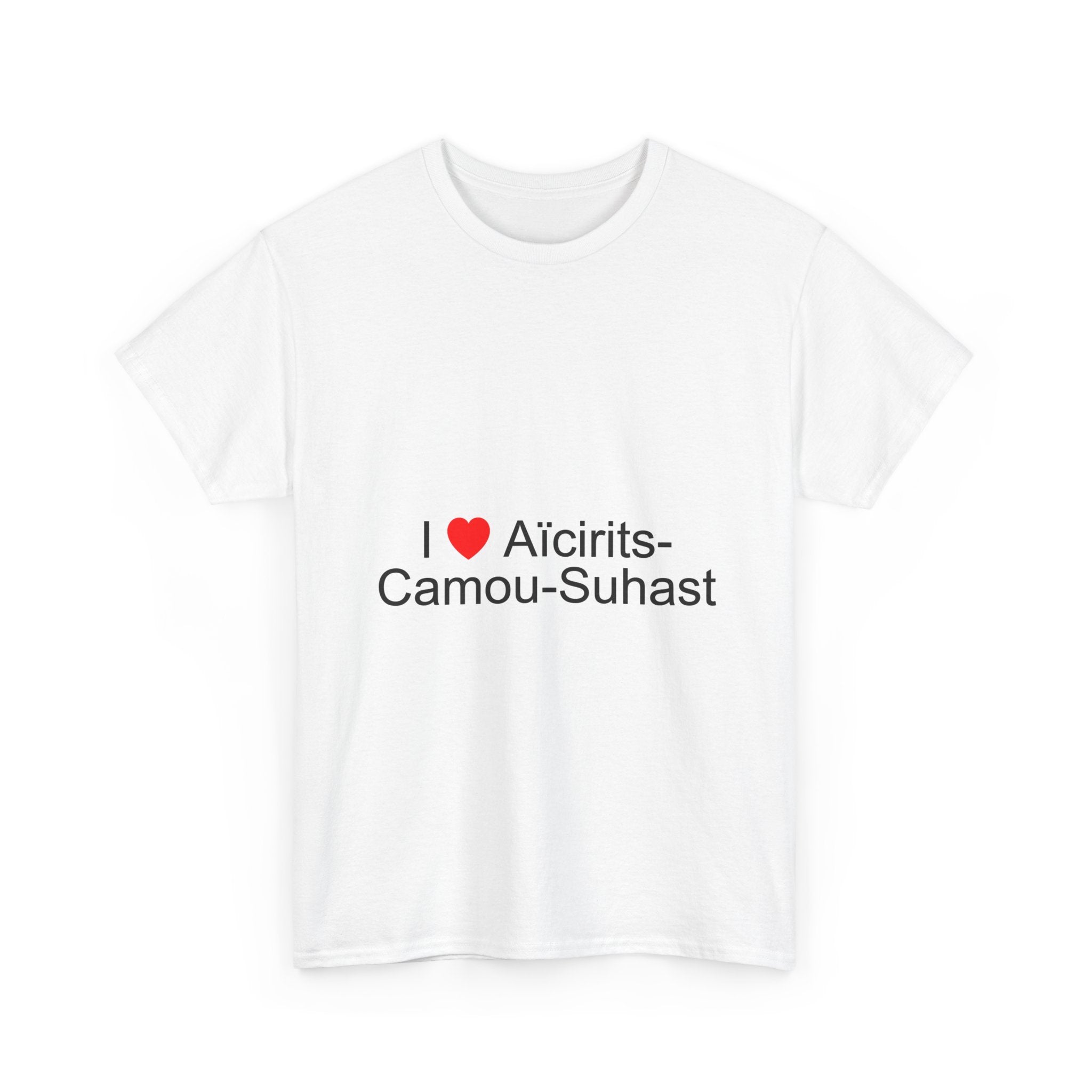 T-shirt I love aïcirits-camou-suhast