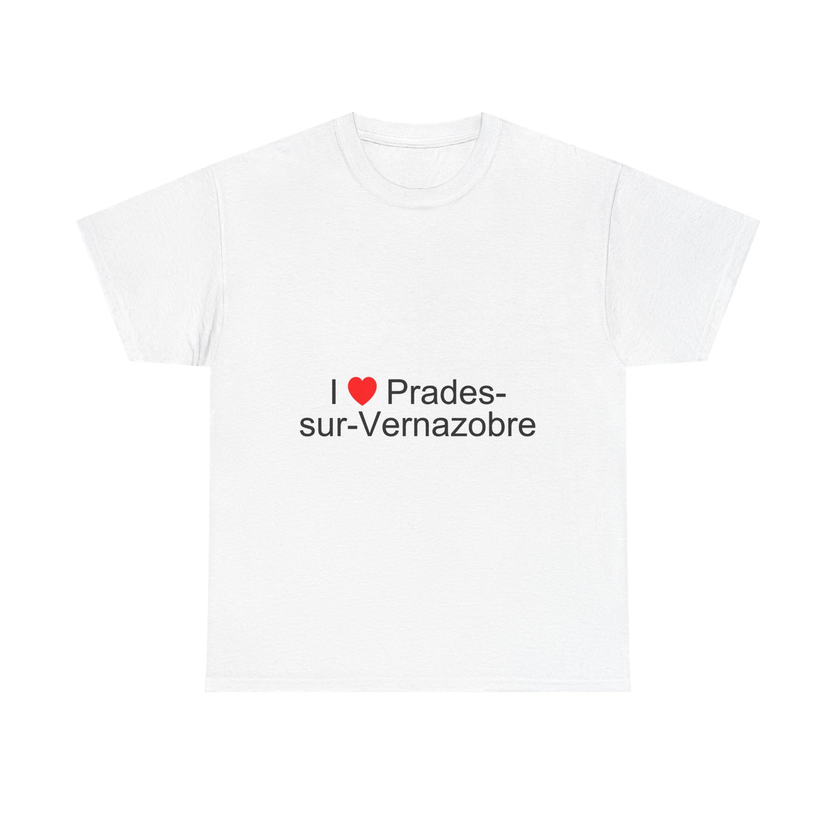 T-shirt I love prades-sur-vernazobre