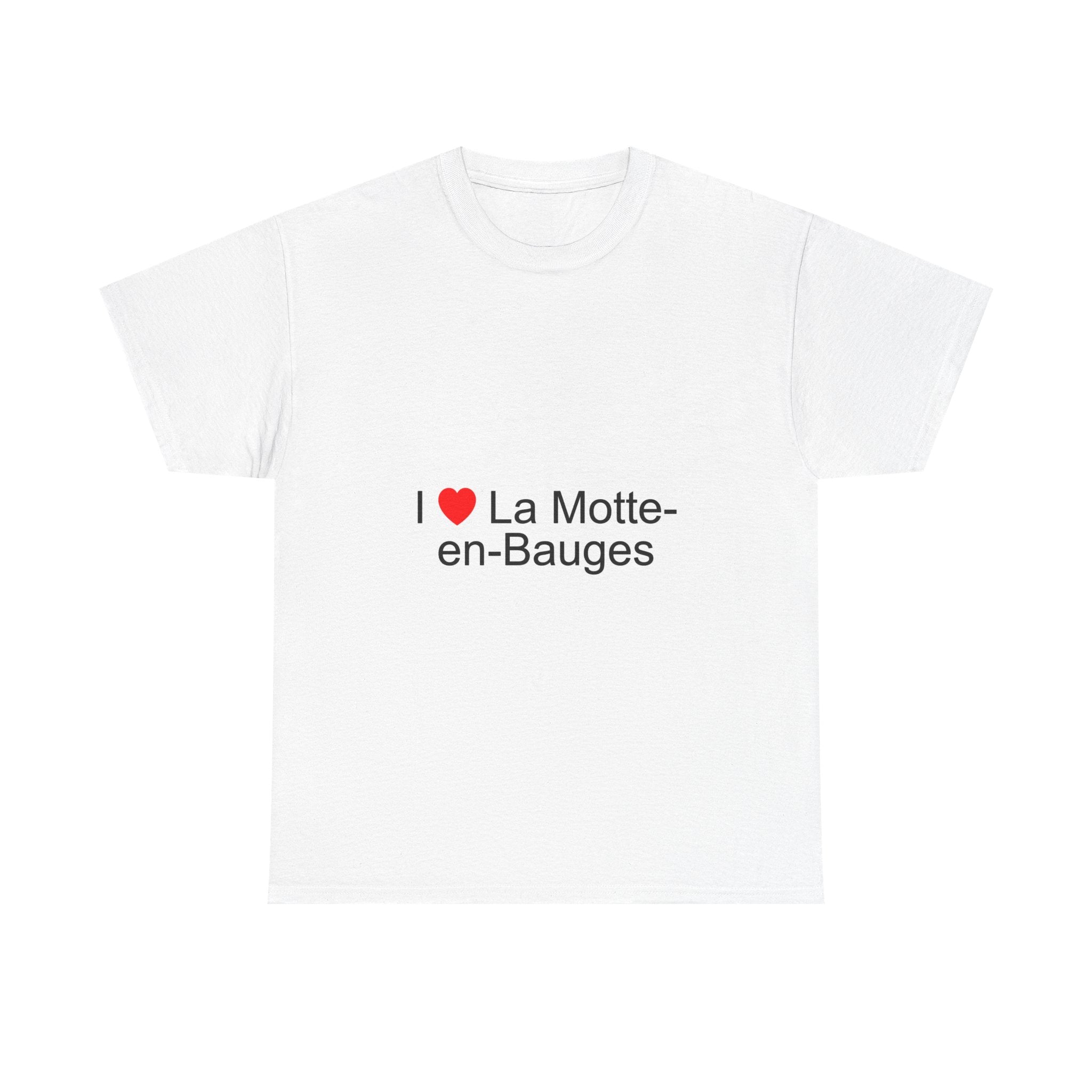 T-shirt I love la motte-en-bauges