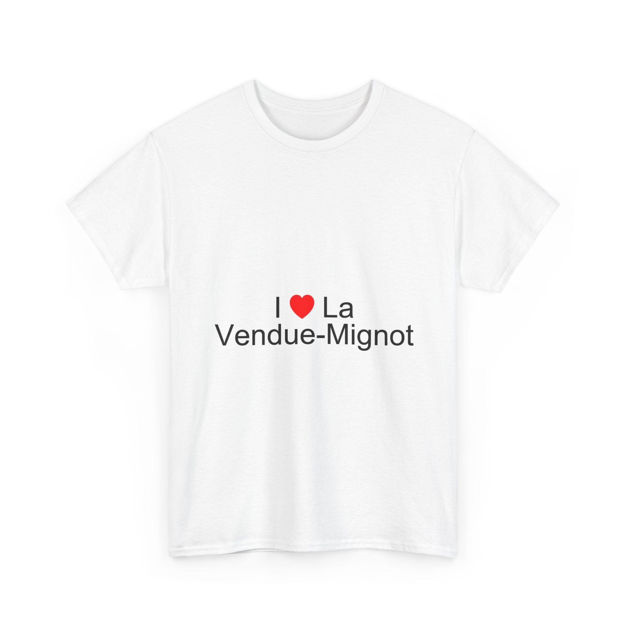 T-shirt I love la vendue-mignot