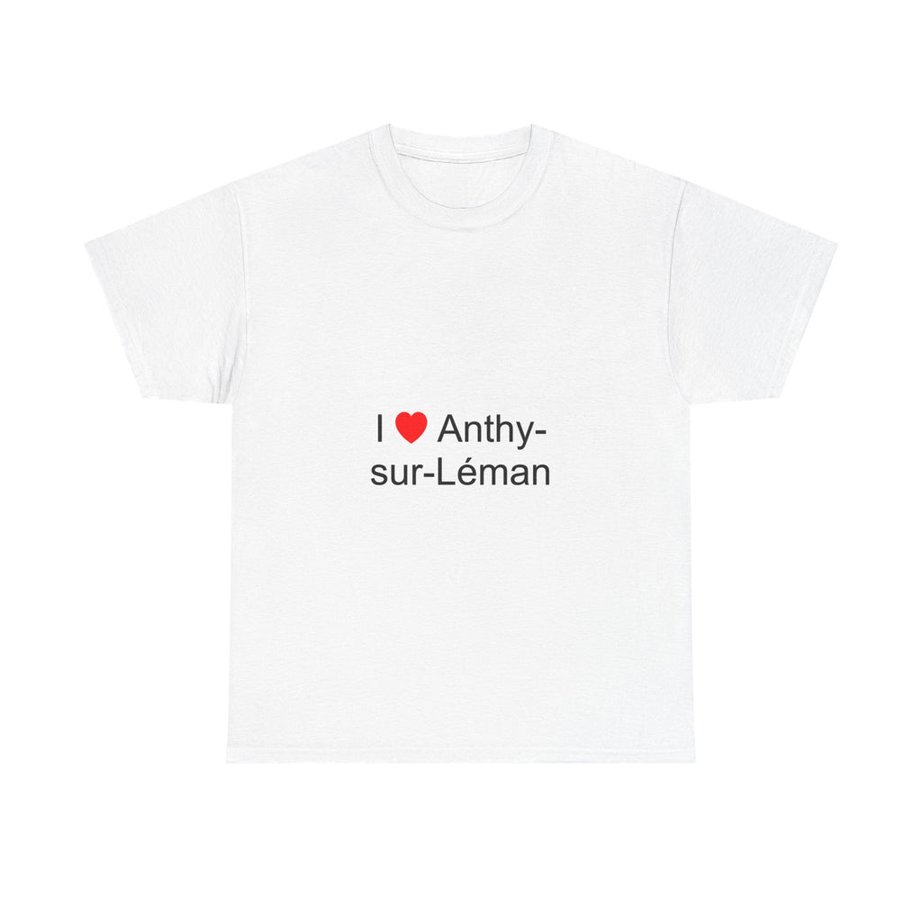 T-shirt I love anthy-sur-léman