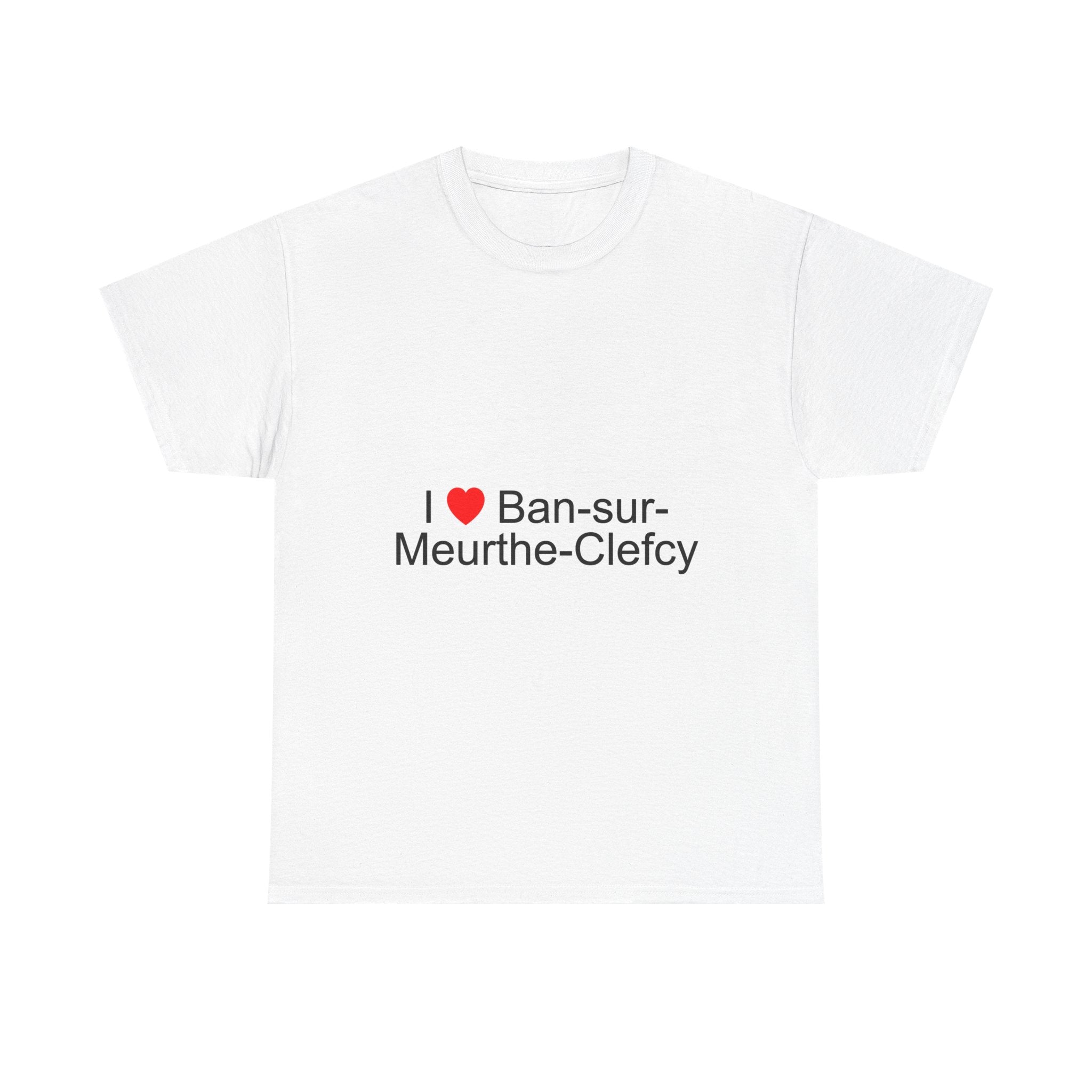 T-shirt I love ban-sur-meurthe-clefcy