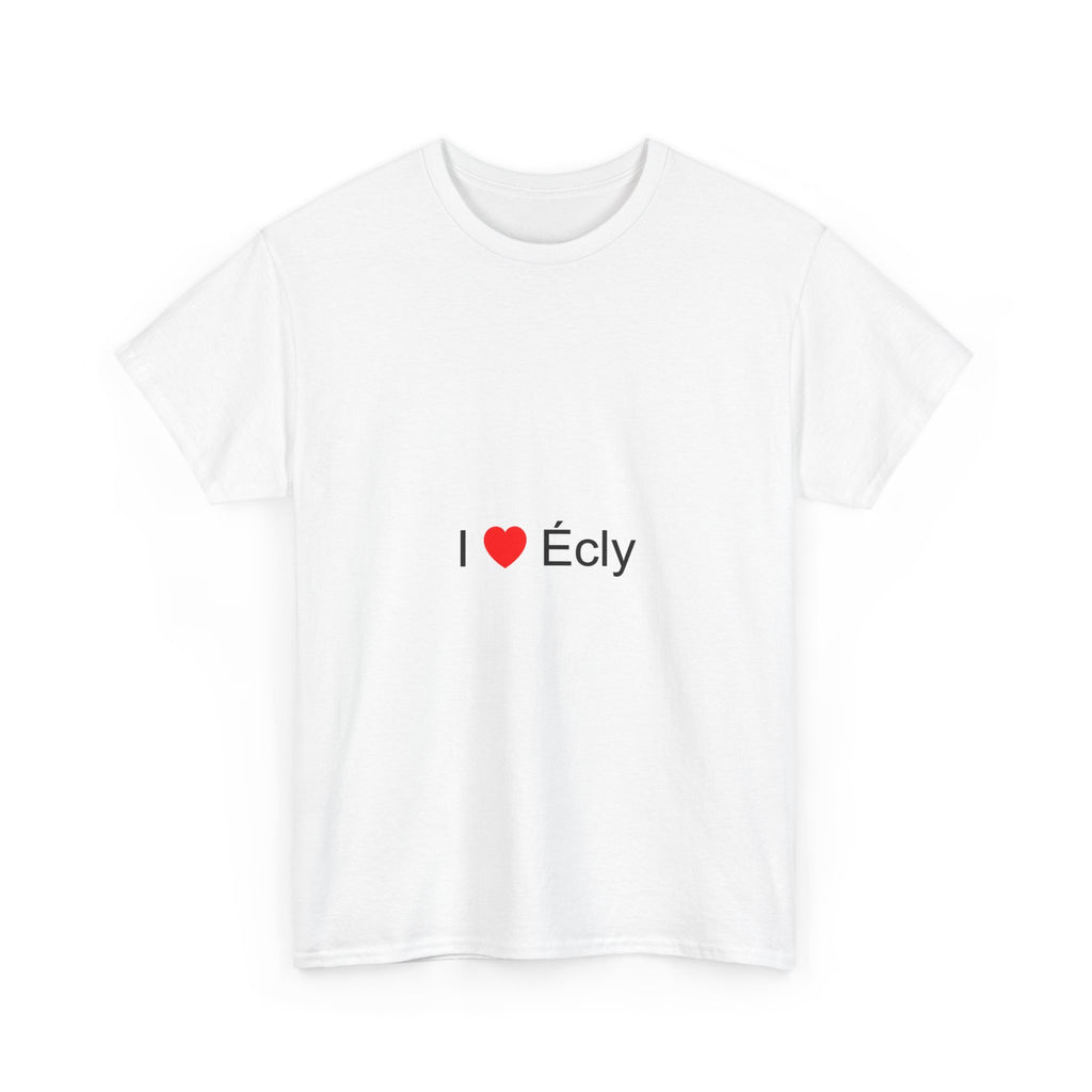 T-shirt I love écly