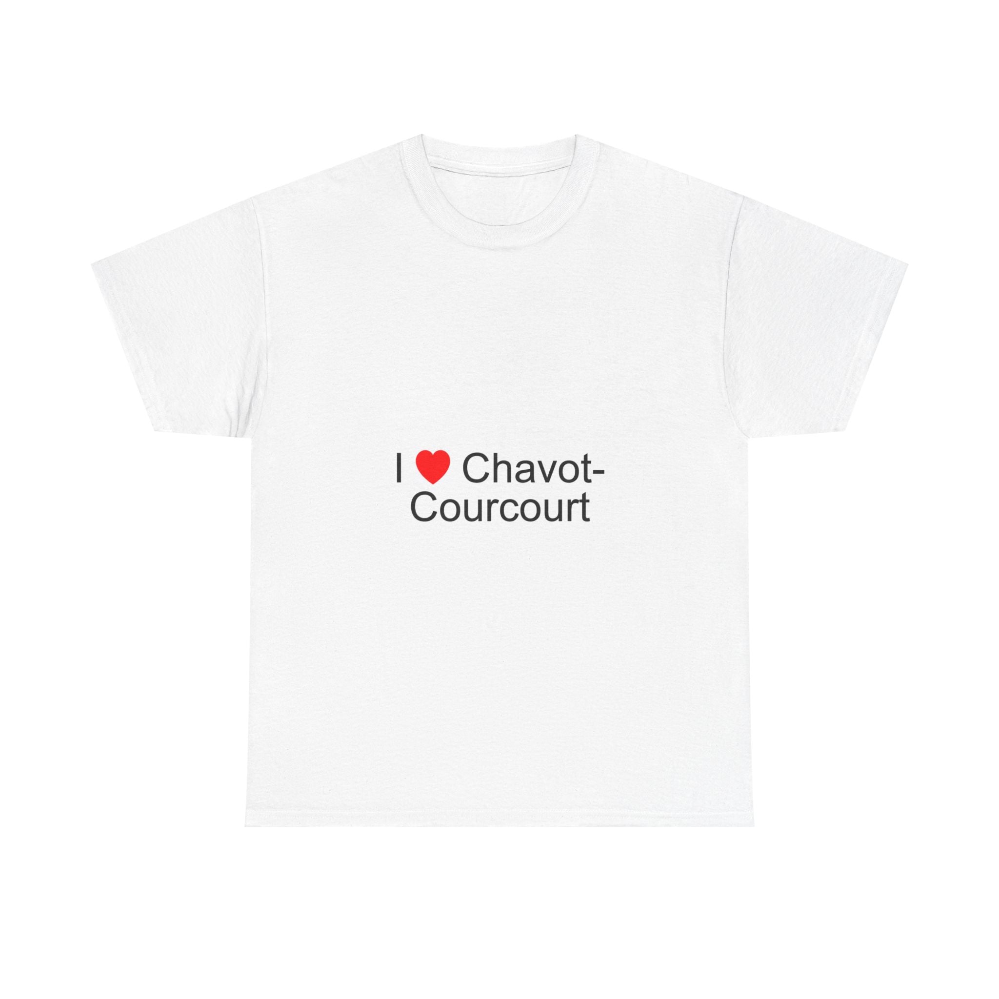 T-shirt I love chavot-courcourt