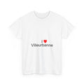 T-shirt I love Villeurbanne - cadeau souvenir Rhône par Citeeshirt