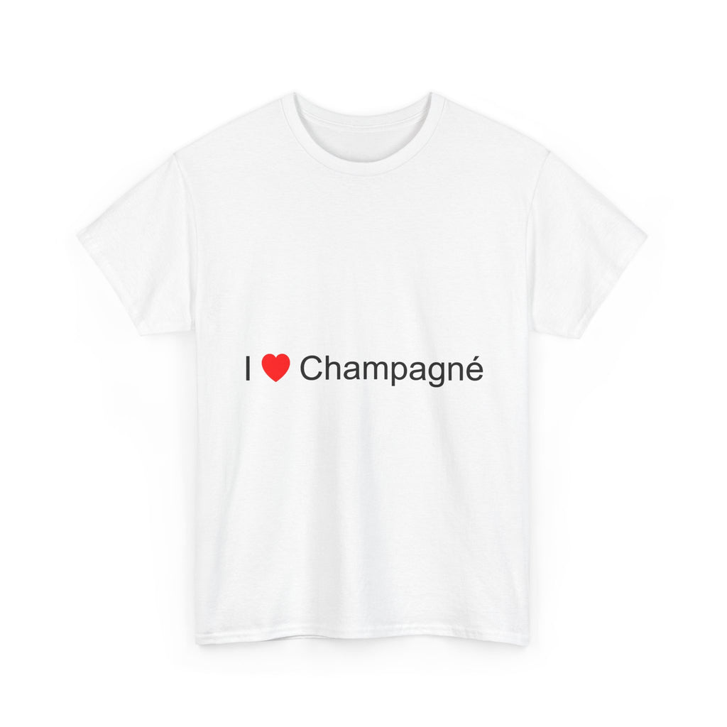 T-shirt I love champagné