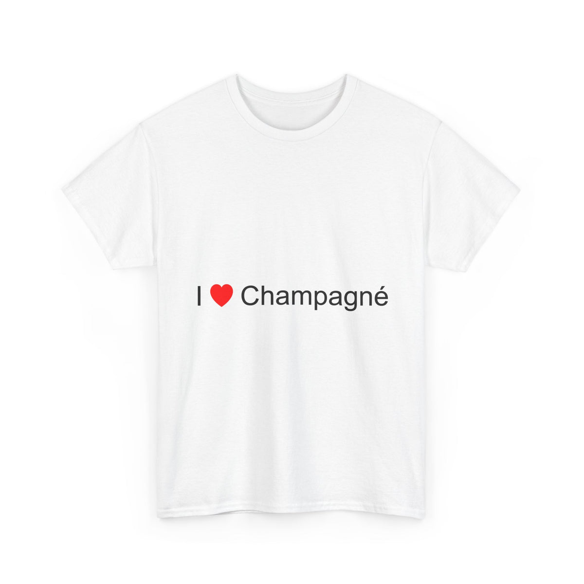 T-shirt I love champagné