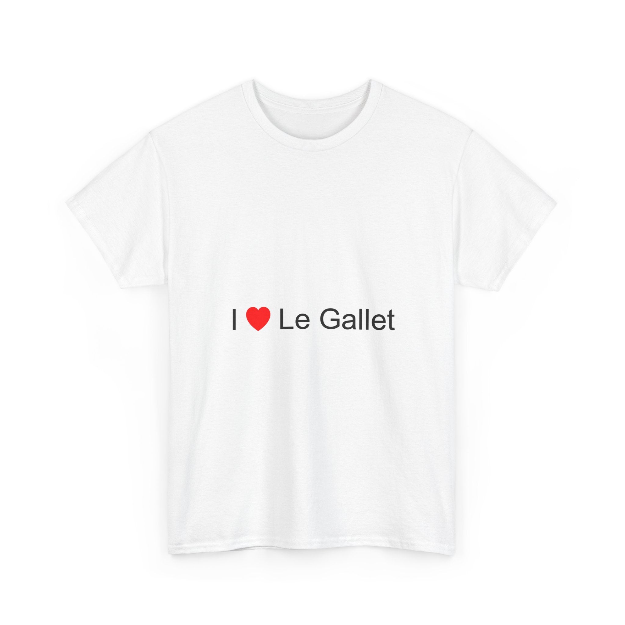 T-shirt I love le gallet