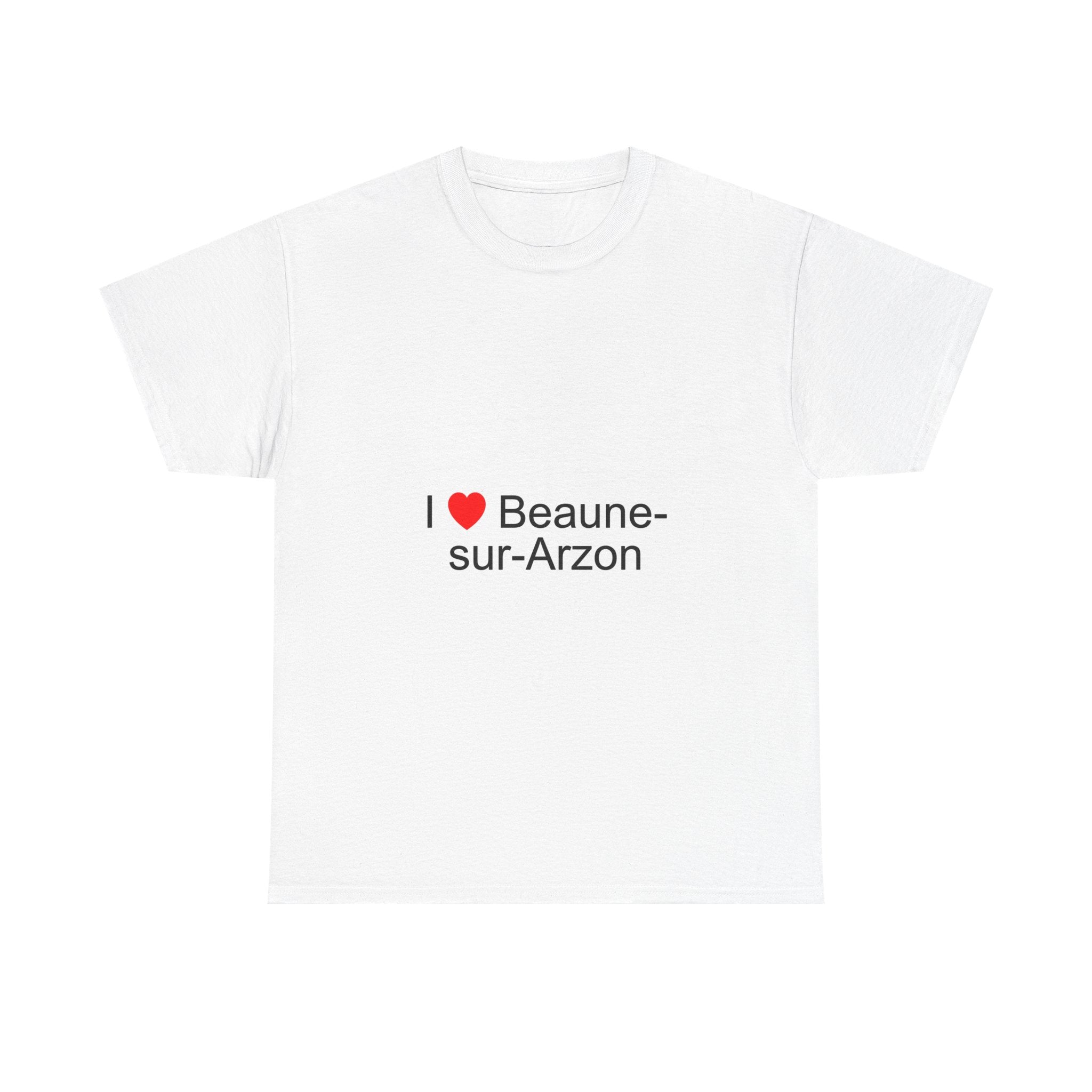 T-shirt I love beaune-sur-arzon