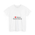T-shirt I love airon-notre-dame