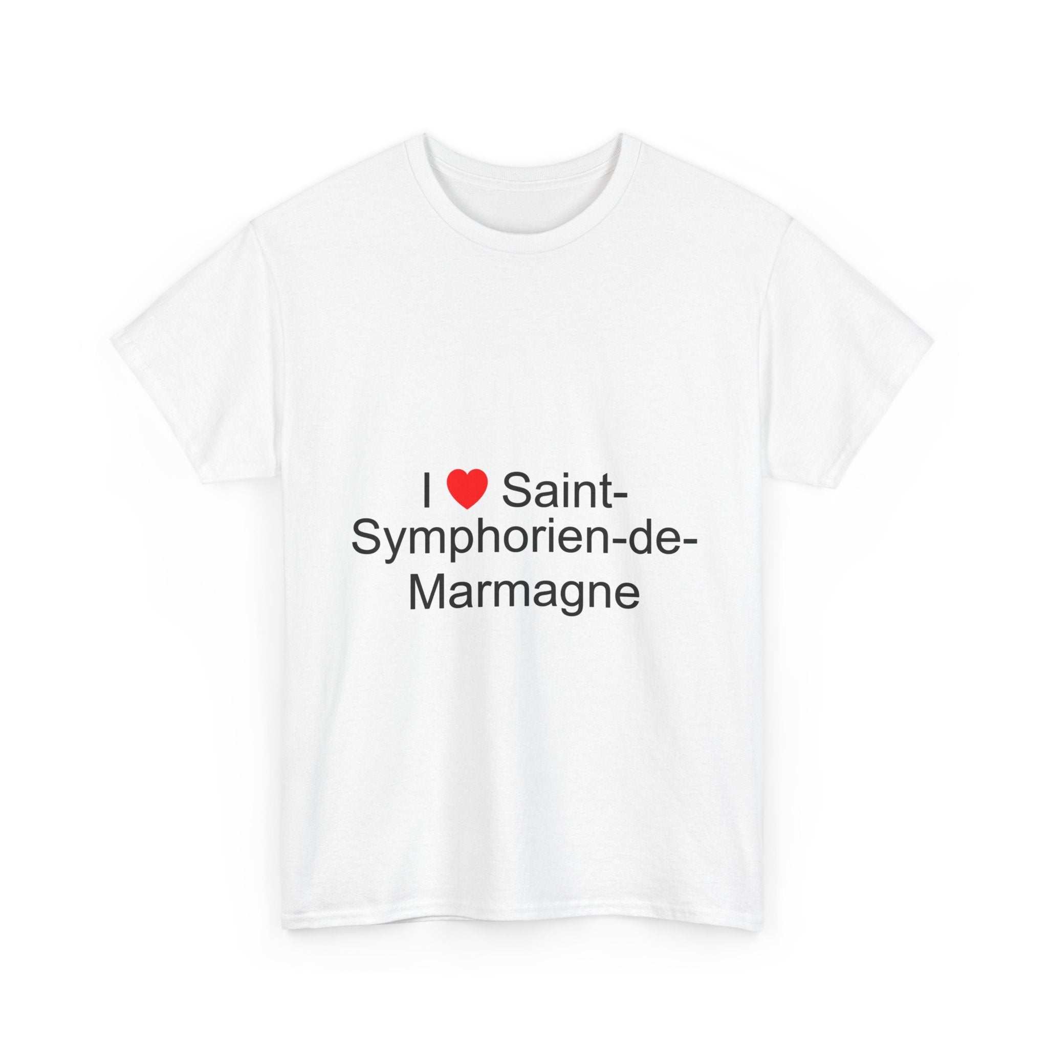 T-shirt I love saint-symphorien-de-marmagne