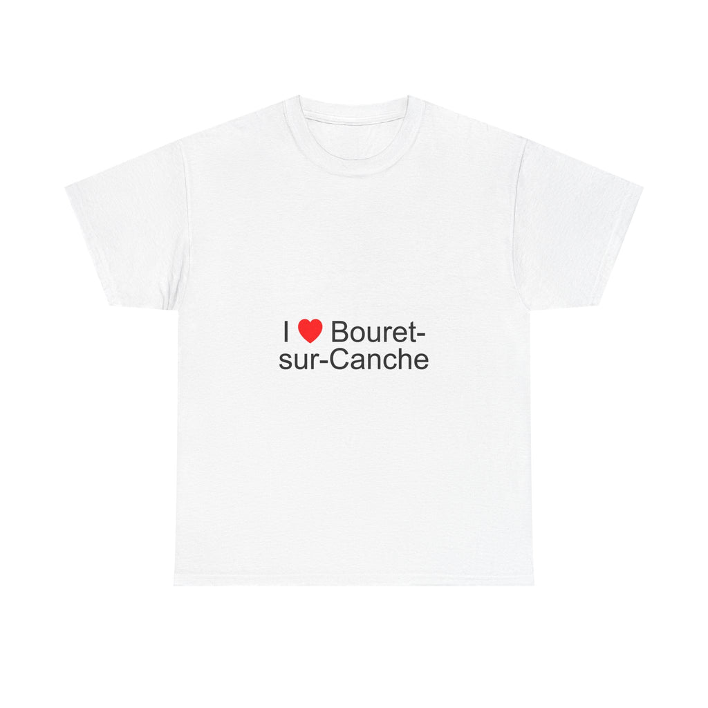 T-shirt I love bouret-sur-canche