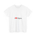 T-shirt I love digna