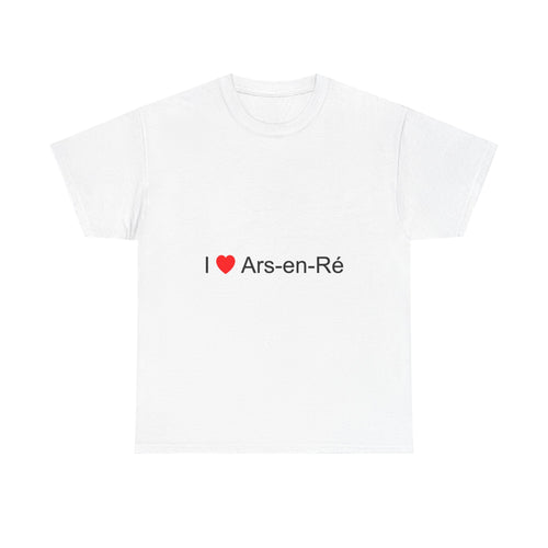 T-shirt I love ars-en-ré