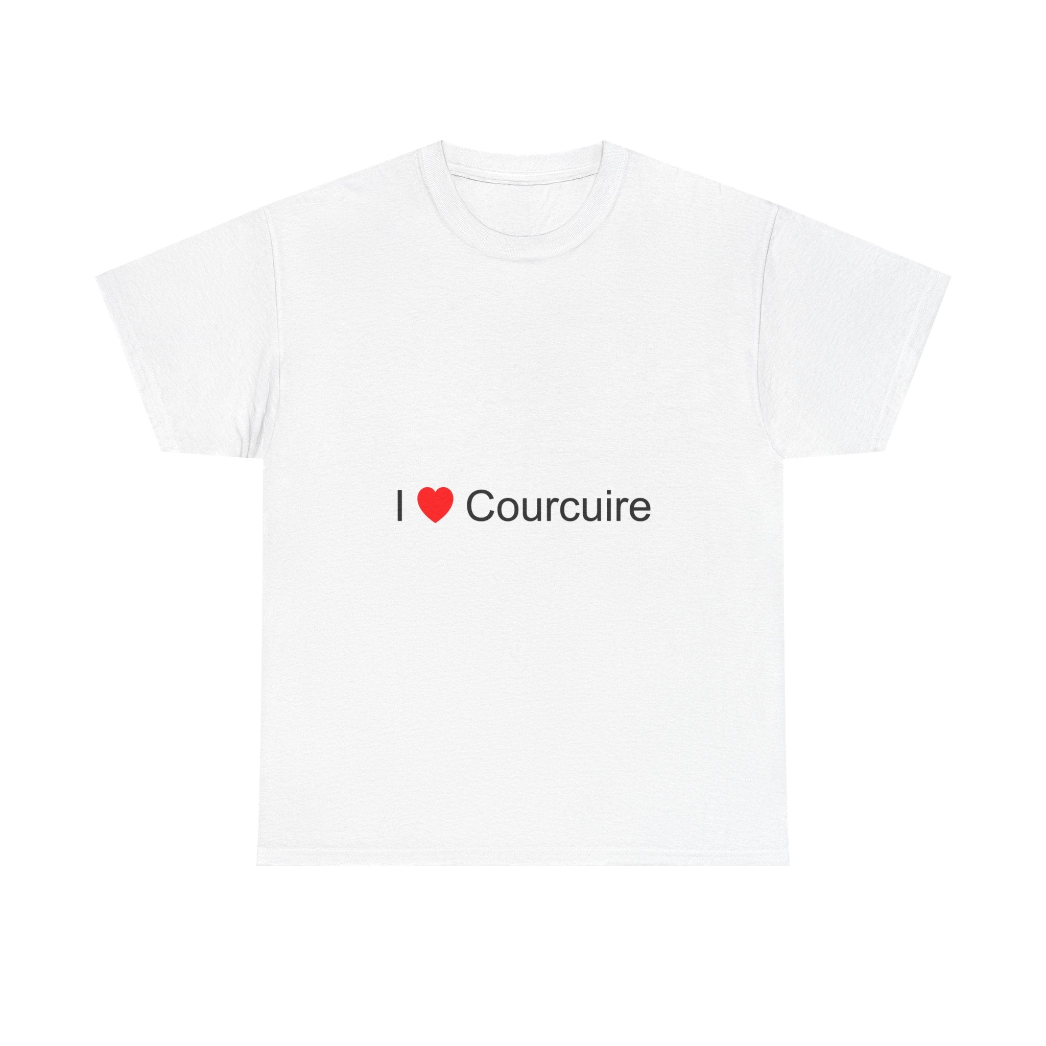 T-shirt I love courcuire
