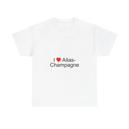 T-shirt I love allas-champagne