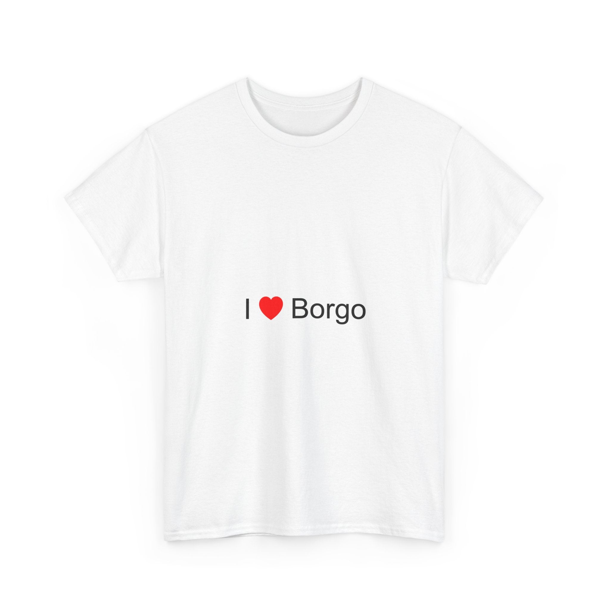 T-shirt I love borgo