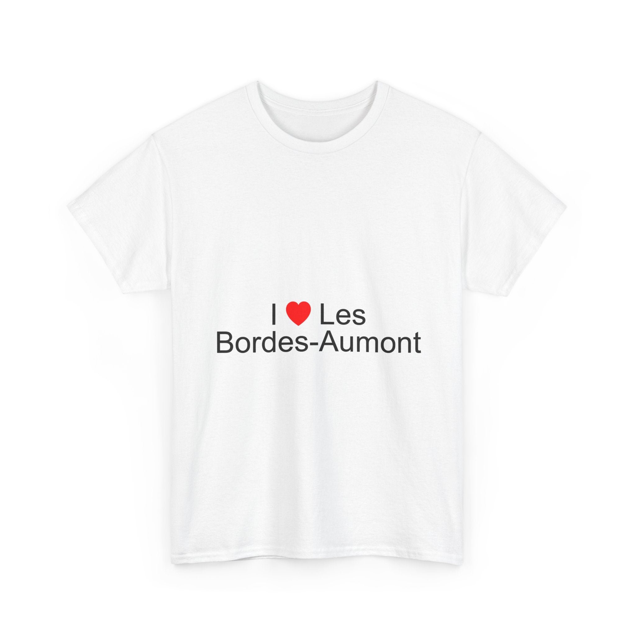 T-shirt I love les bordes-aumont