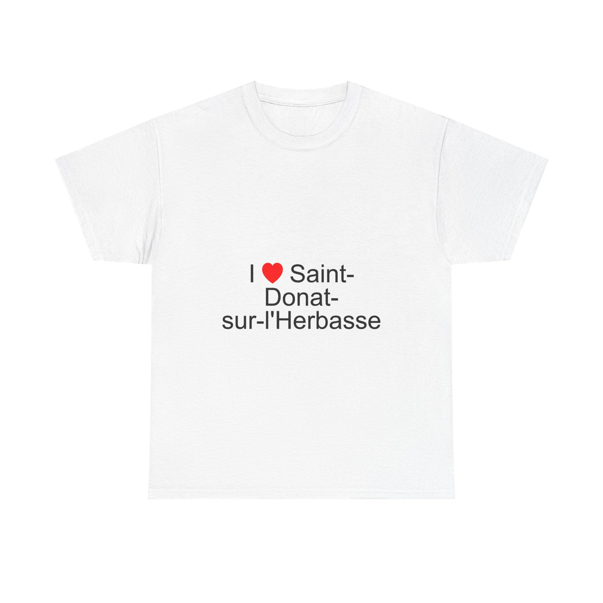 T-shirt I love saint-donat-sur-l'herbasse
