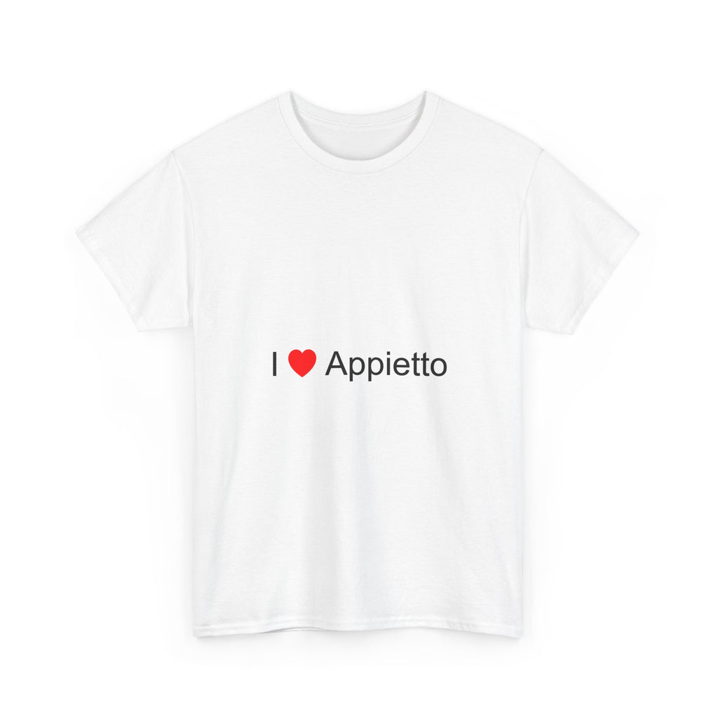 T-shirt I love appietto
