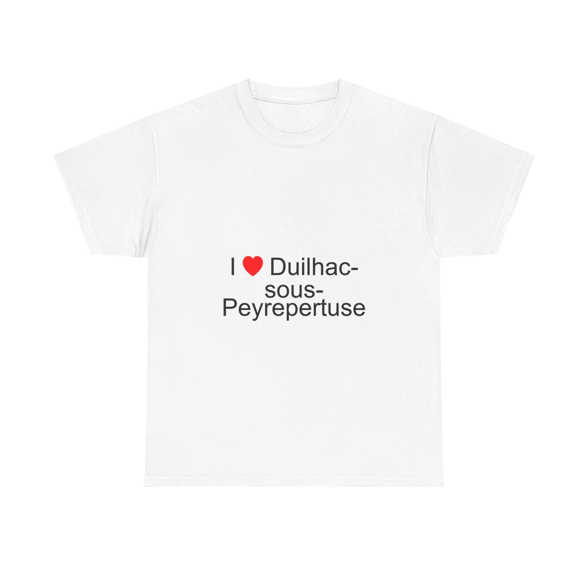 T-shirt I love duilhac-sous-peyrepertuse