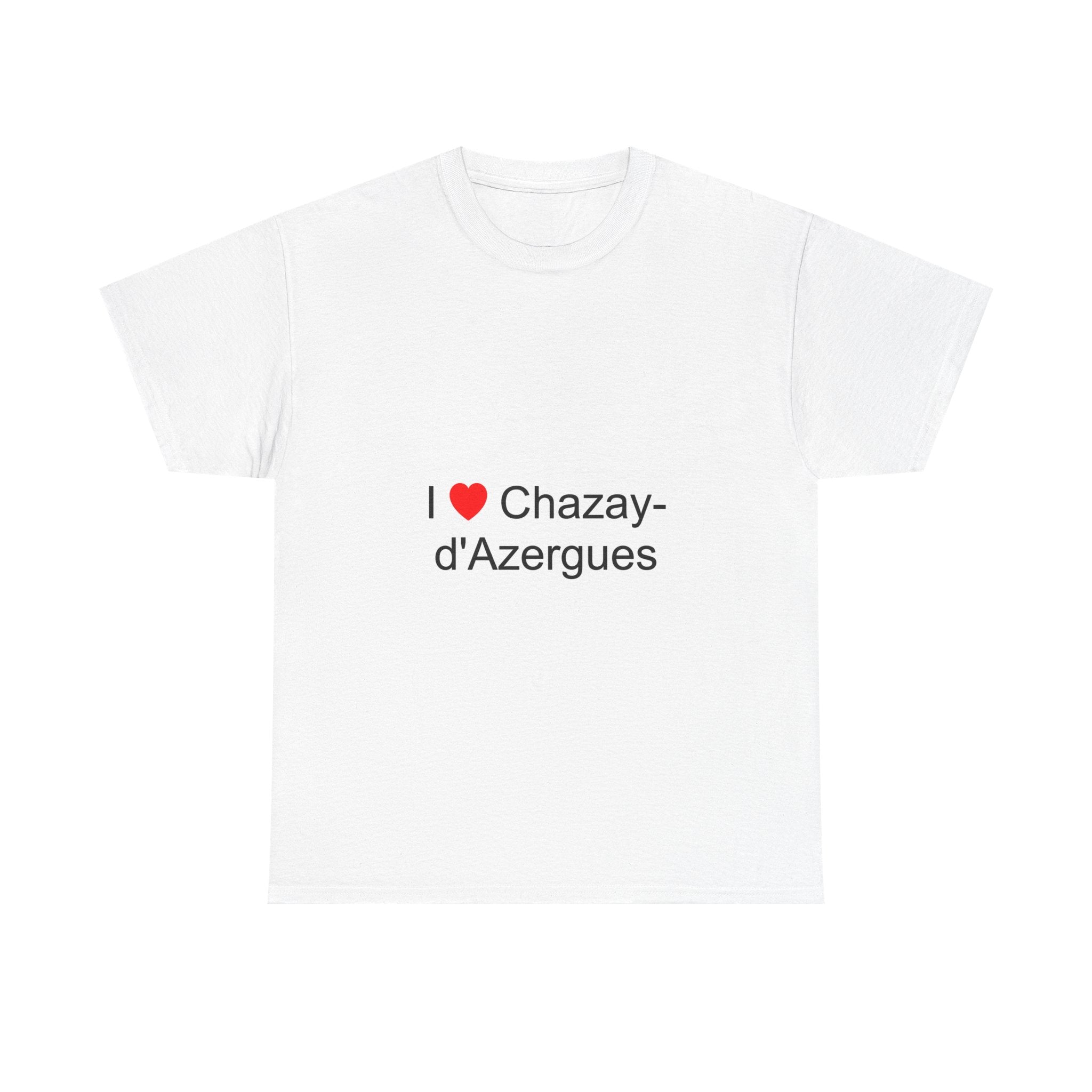 T-shirt I love chazay-d'azergues