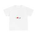 T-shirt I love lor