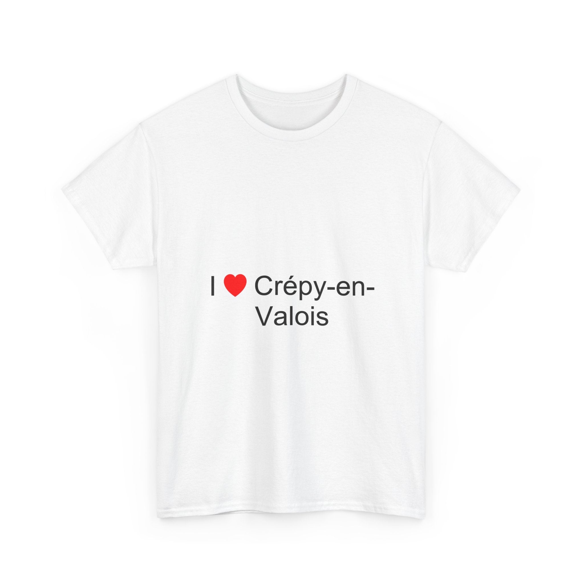 T-shirt I love crépy-en-valois