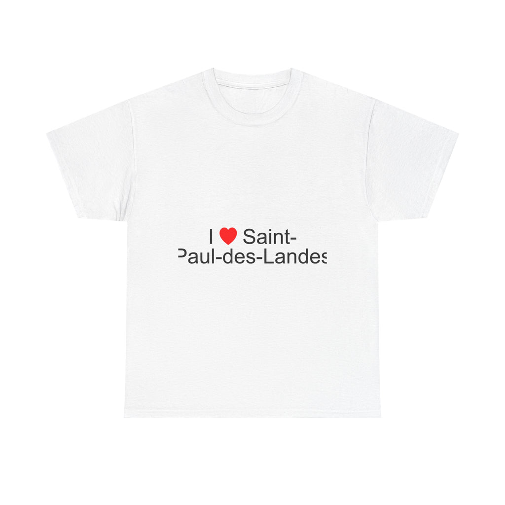 T-shirt I love saint-paul-des-landes