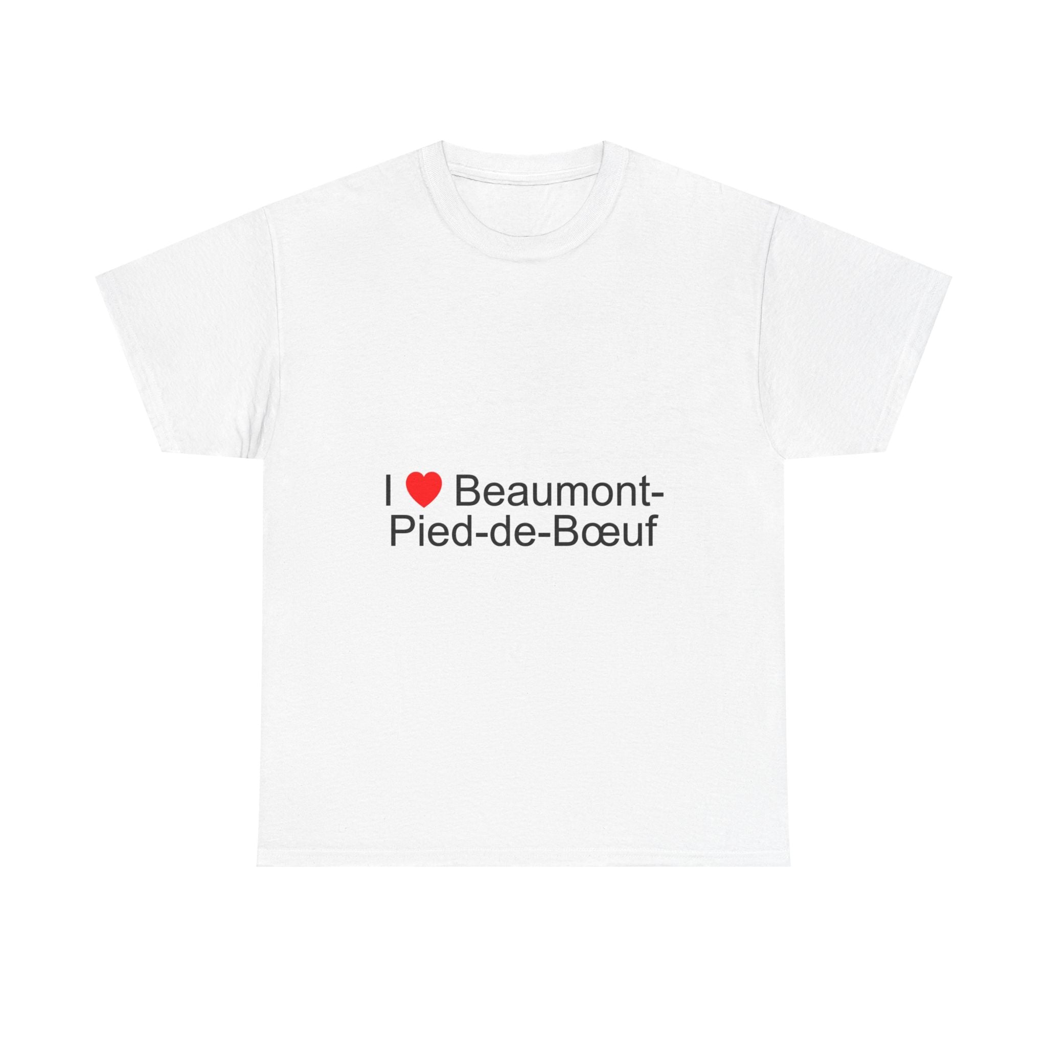 T-shirt I love beaumont-pied-de-bœuf